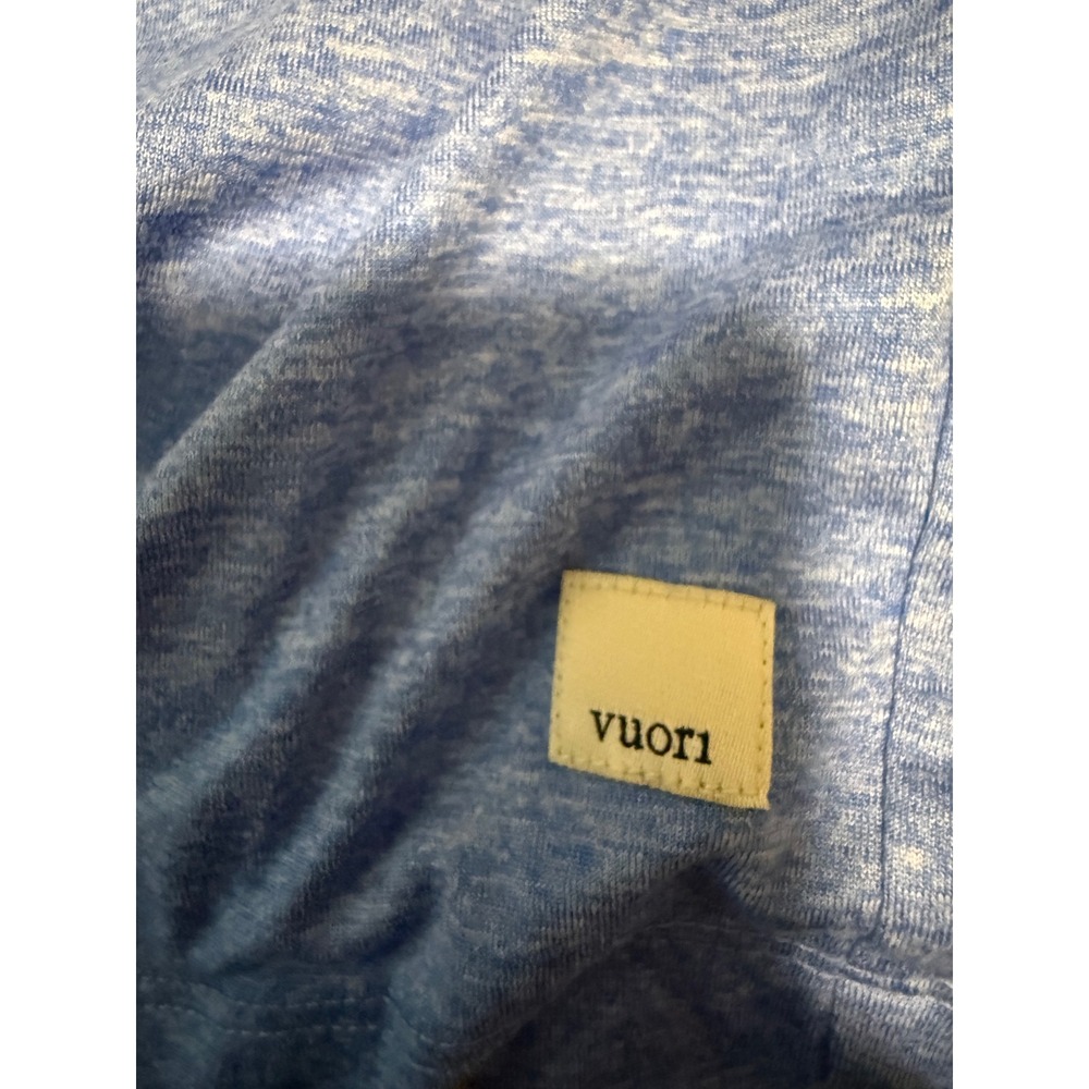 Vuori Energy Tee Womens Large Blue Heathered Activewear T-Shirt - Picture 8 of 8